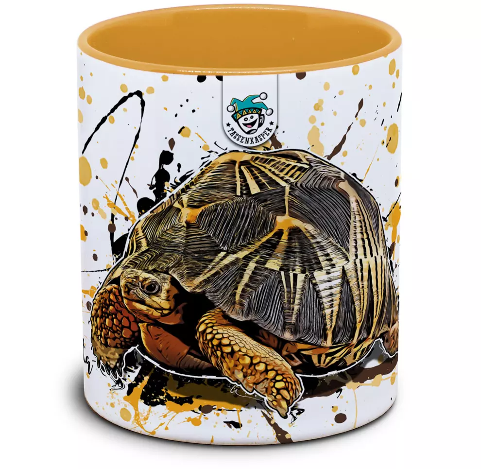 Tasse mit STrahenschildkroete