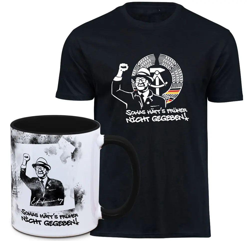 DDR-Bundle: Sowas hätt´s früher nicht gegeben! (Tasse+Shirt)